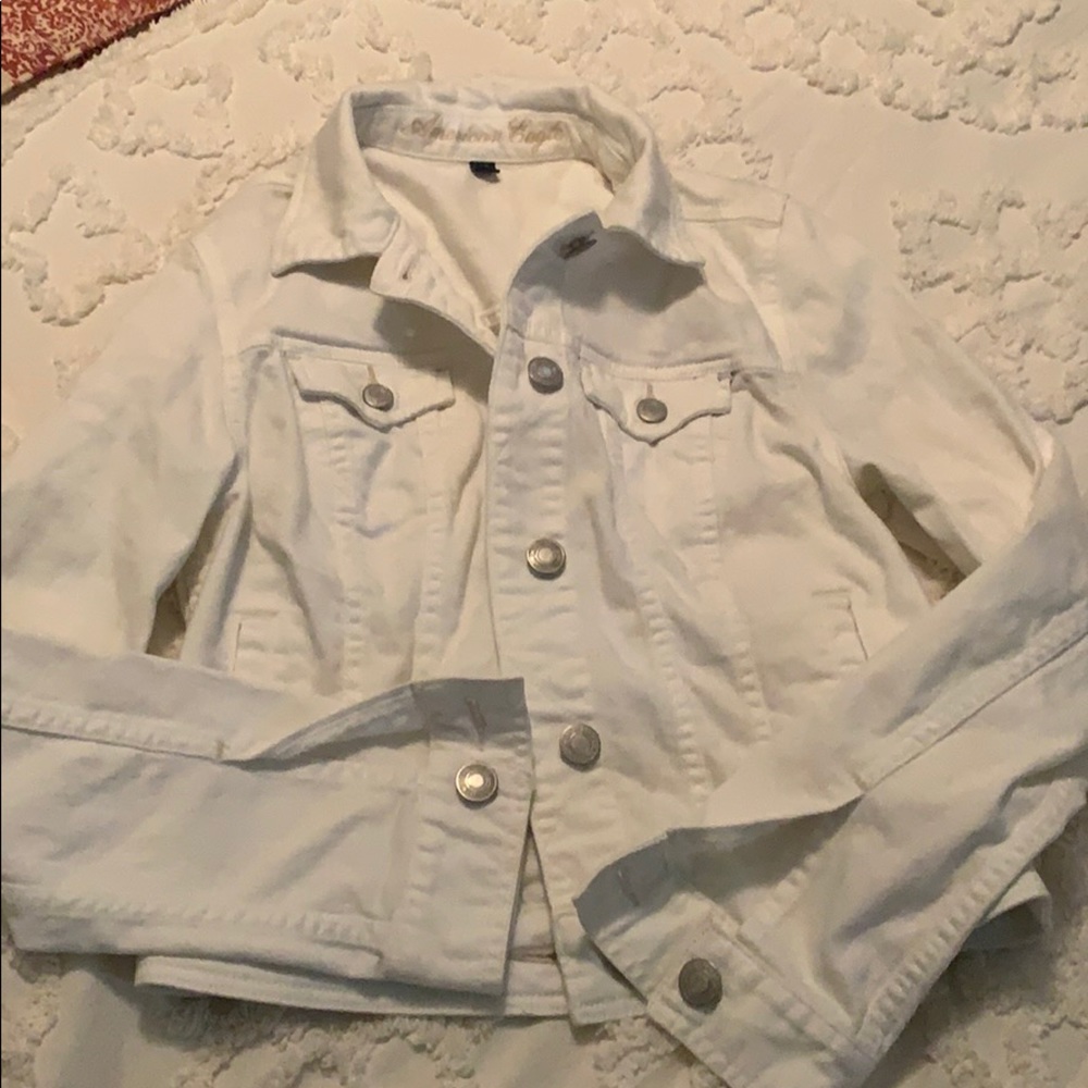 White AE Jean jacket